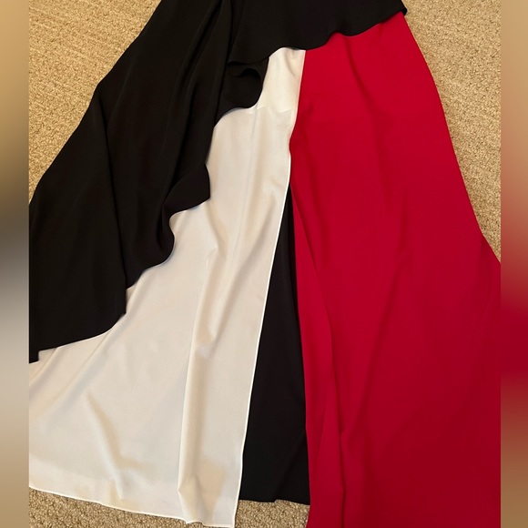 Full Length Colour Block Dress - Picture 6 of 8